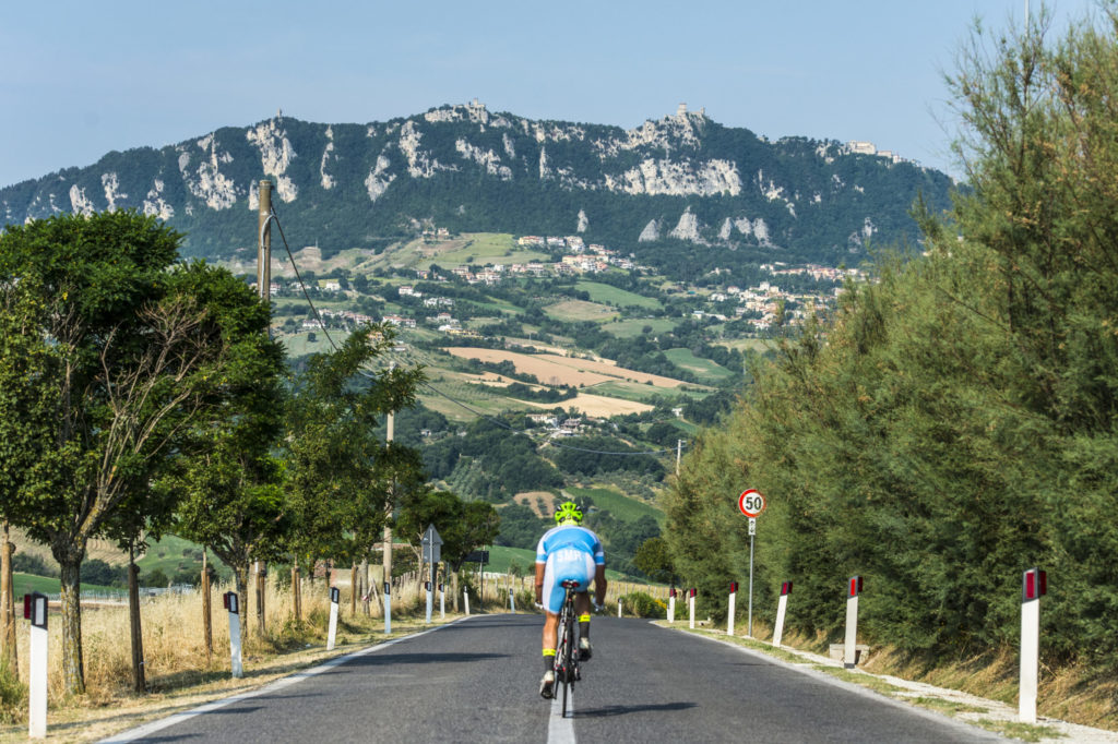 Fahrradfahrer San Marino